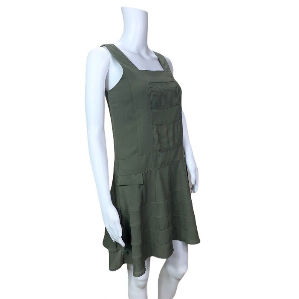 Nanette Lepore L Amour Green Sleeveless Jumper Dress XS